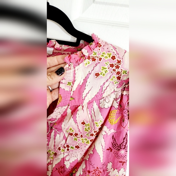 JENNIFER GRACE TOP RUFFLED SLEEVE SIZE XL - Picture 5 of 9